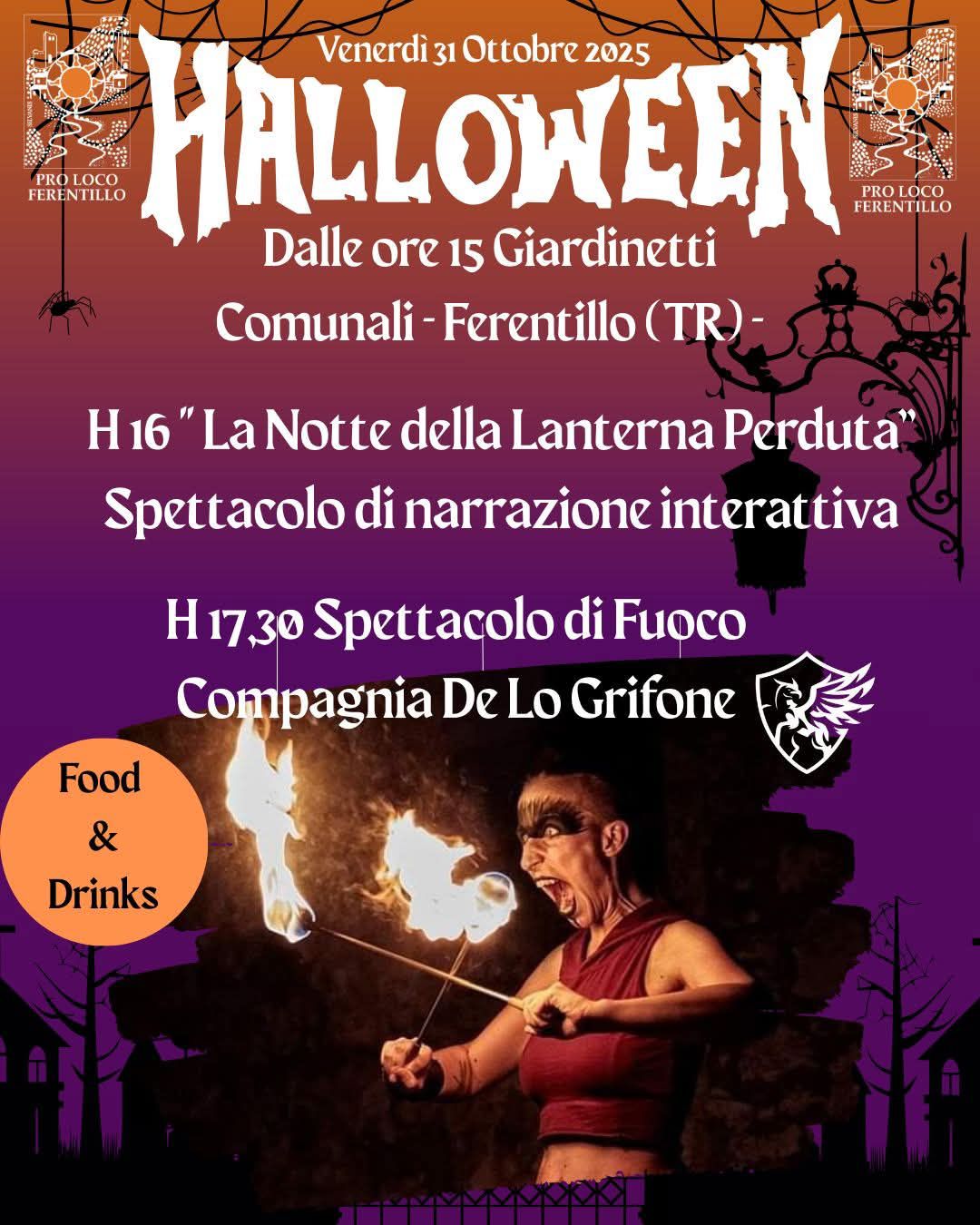 Plakat von Halloween a Ferentillo 2025 in Ferentillo