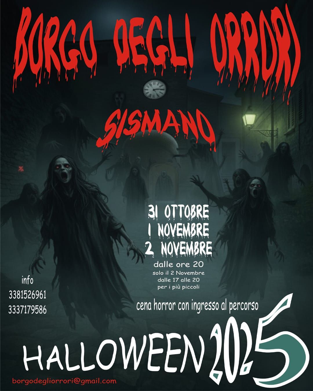 Plakat von Borgo degli Orrori in Avigliano Umbro