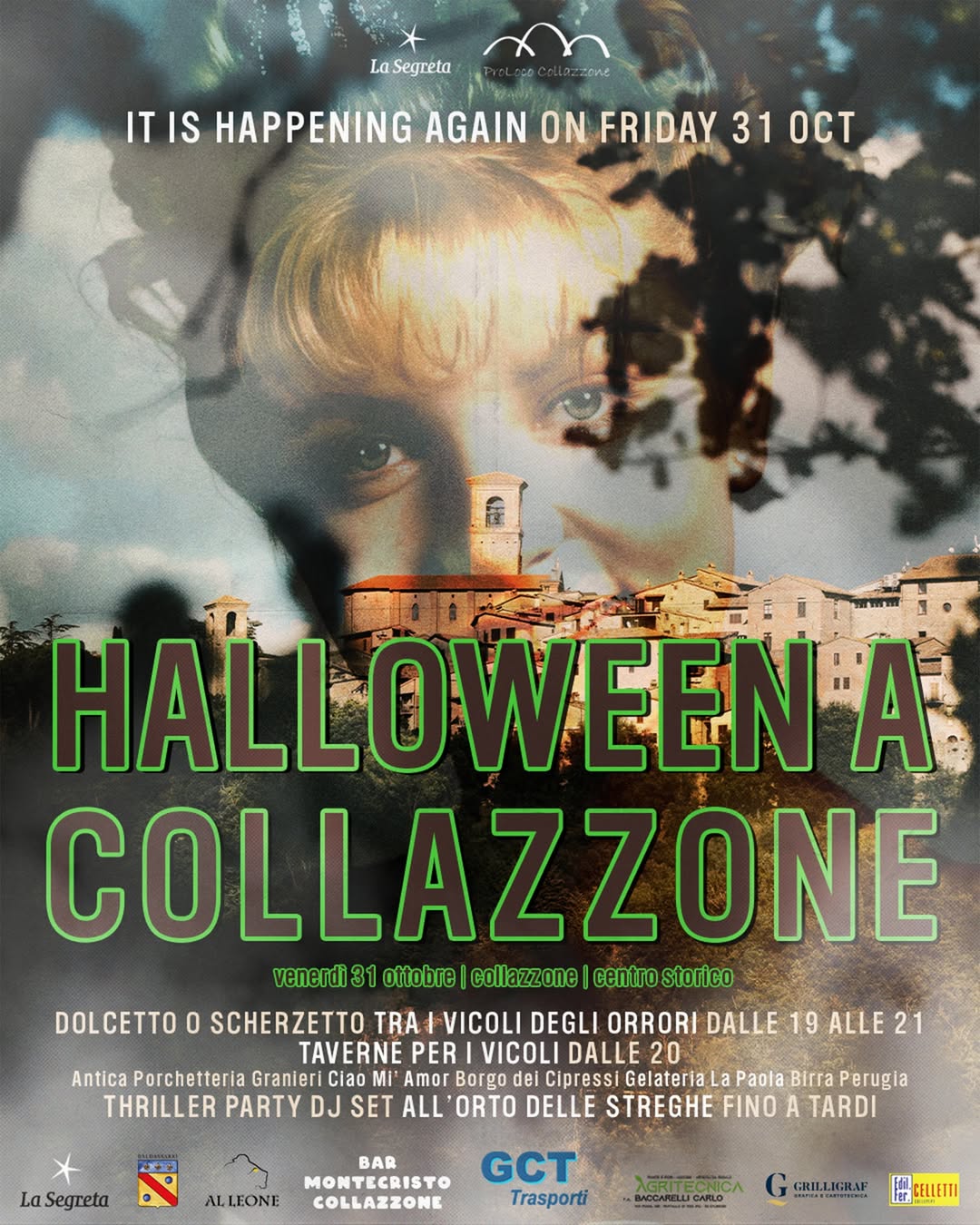 Plakat von Halloween a Collazzone 2025 in Collazzone