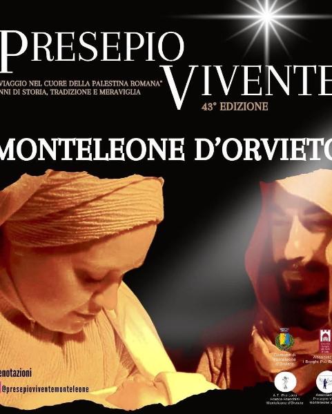 carte de jeu Crèche vivante de Monteleone d'Orvieto 2024 - Monteleone d'Orvieto