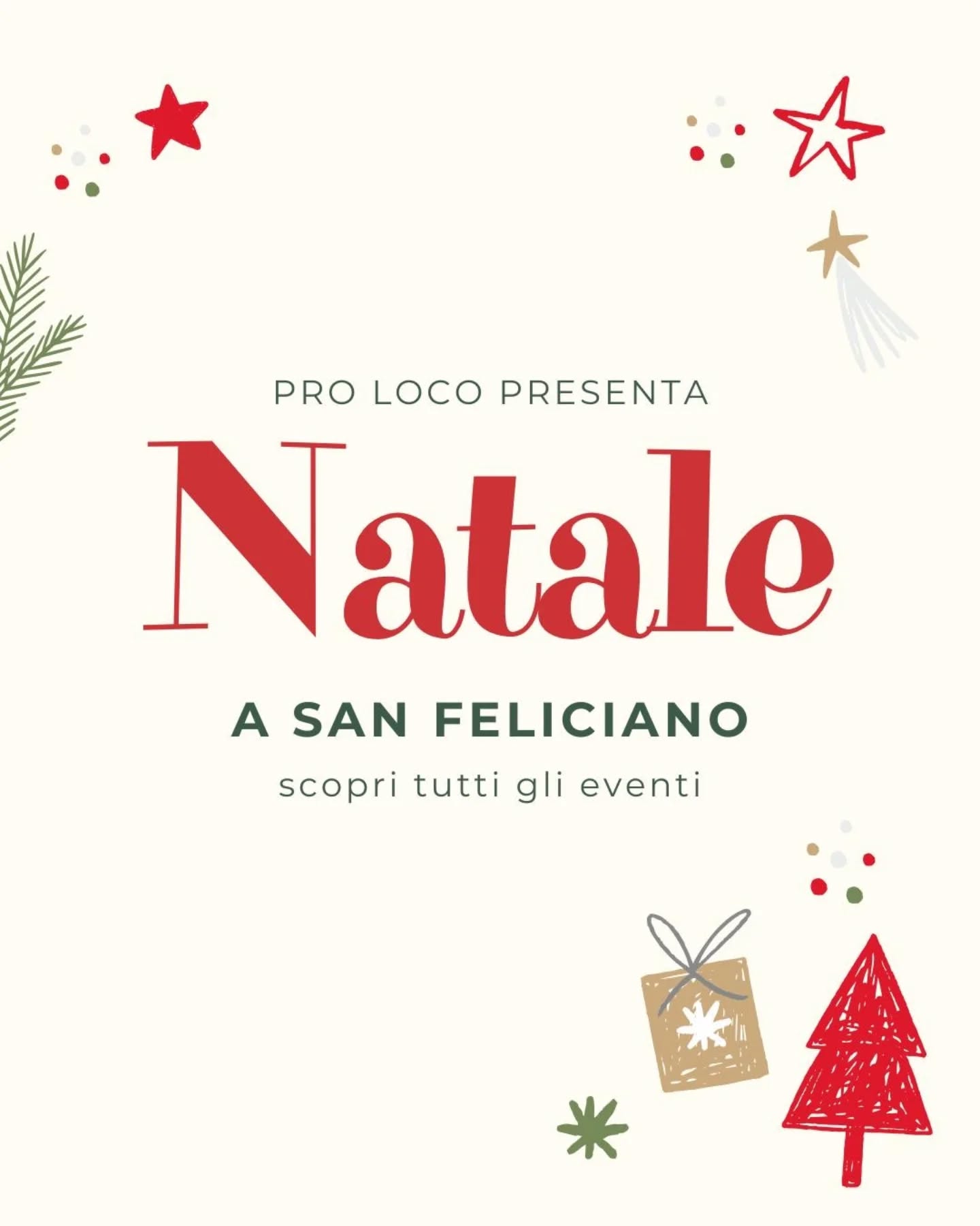 Affiche de Natale a San Feliciano 2025 à Magione