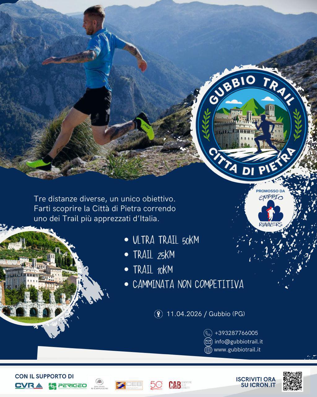 Poster of Gubbio Trail Città di Pietra in Gubbio