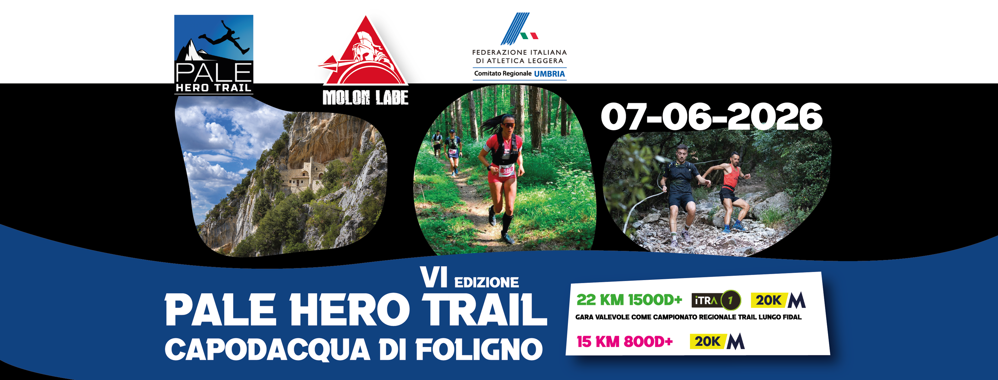 Locandina di Pale Hero Trail a Capodacqua di Foligno