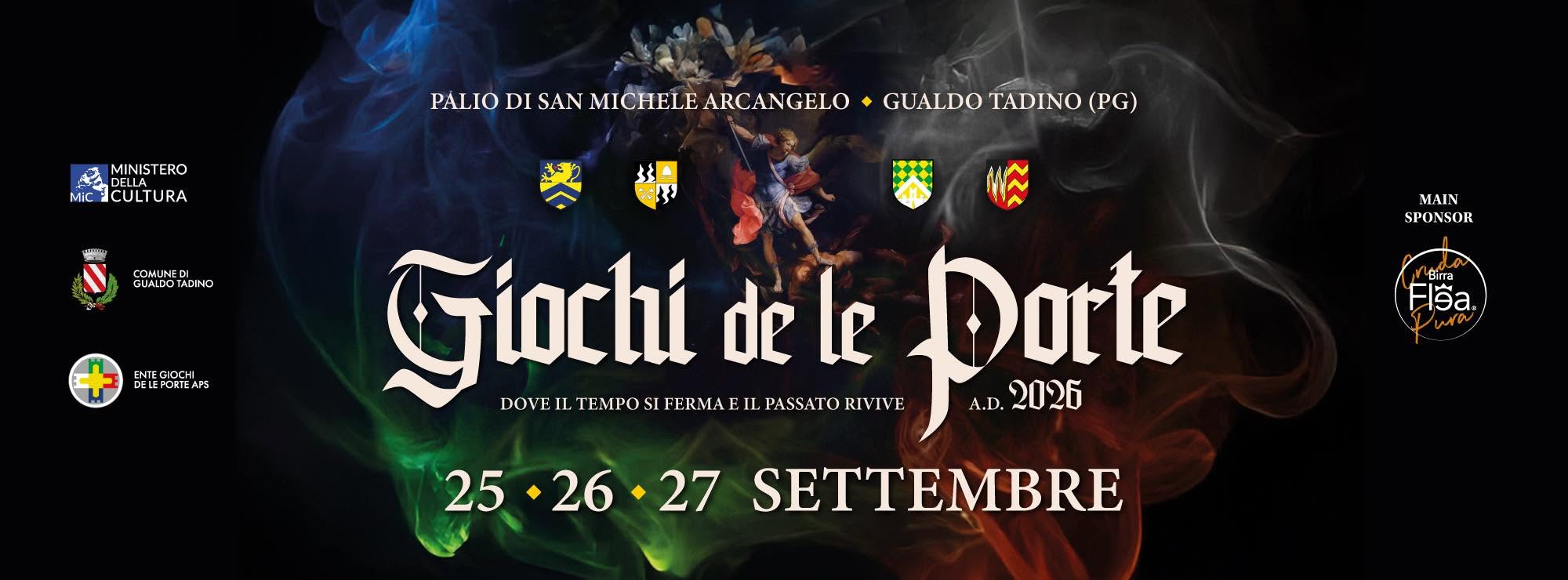 Poster Giochi De Le Porte 2026 in Gualdo Tadino