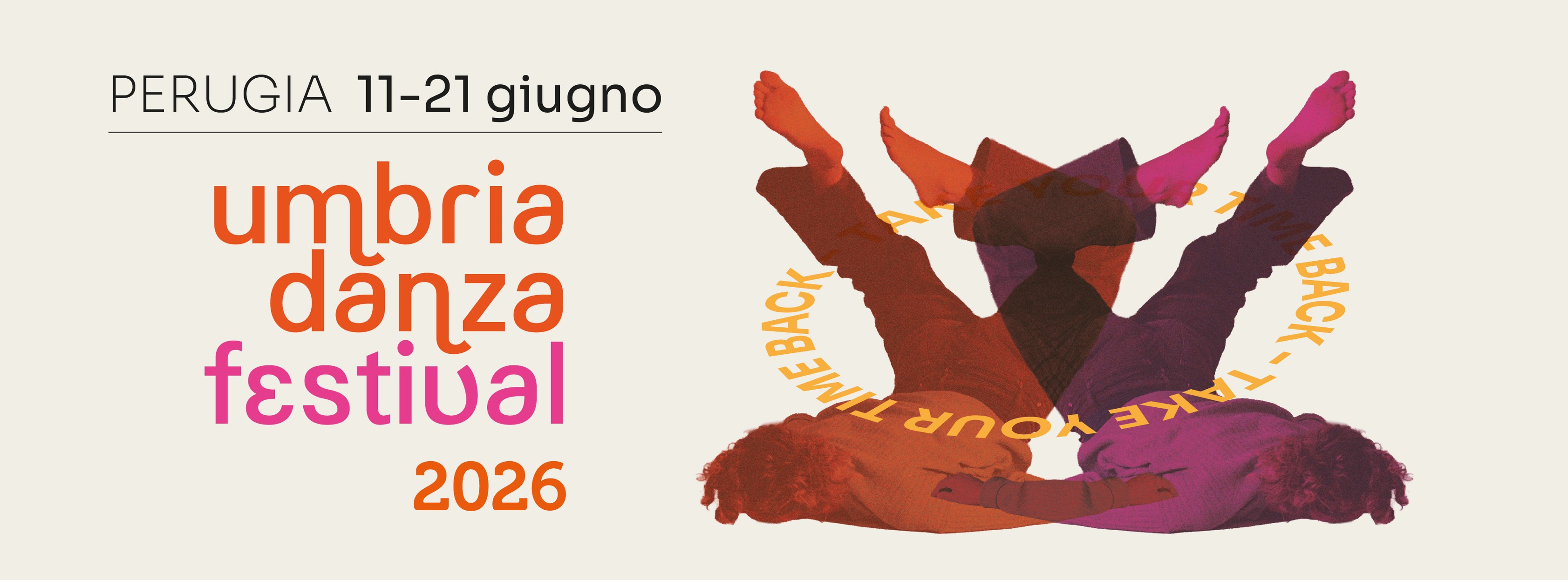 Poster umbria danza festival 2026 in Perugia