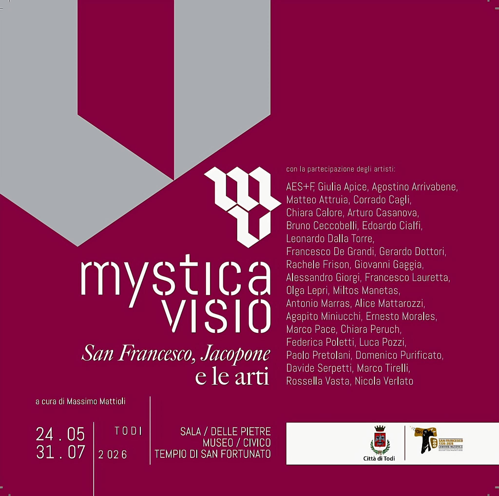 Poster of Mystica Visio. San Francesco, Jacopone e le arti 2026 in Todi