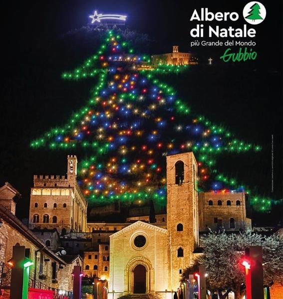 Der größte Weihnachtsbaum der Welt - gubbio