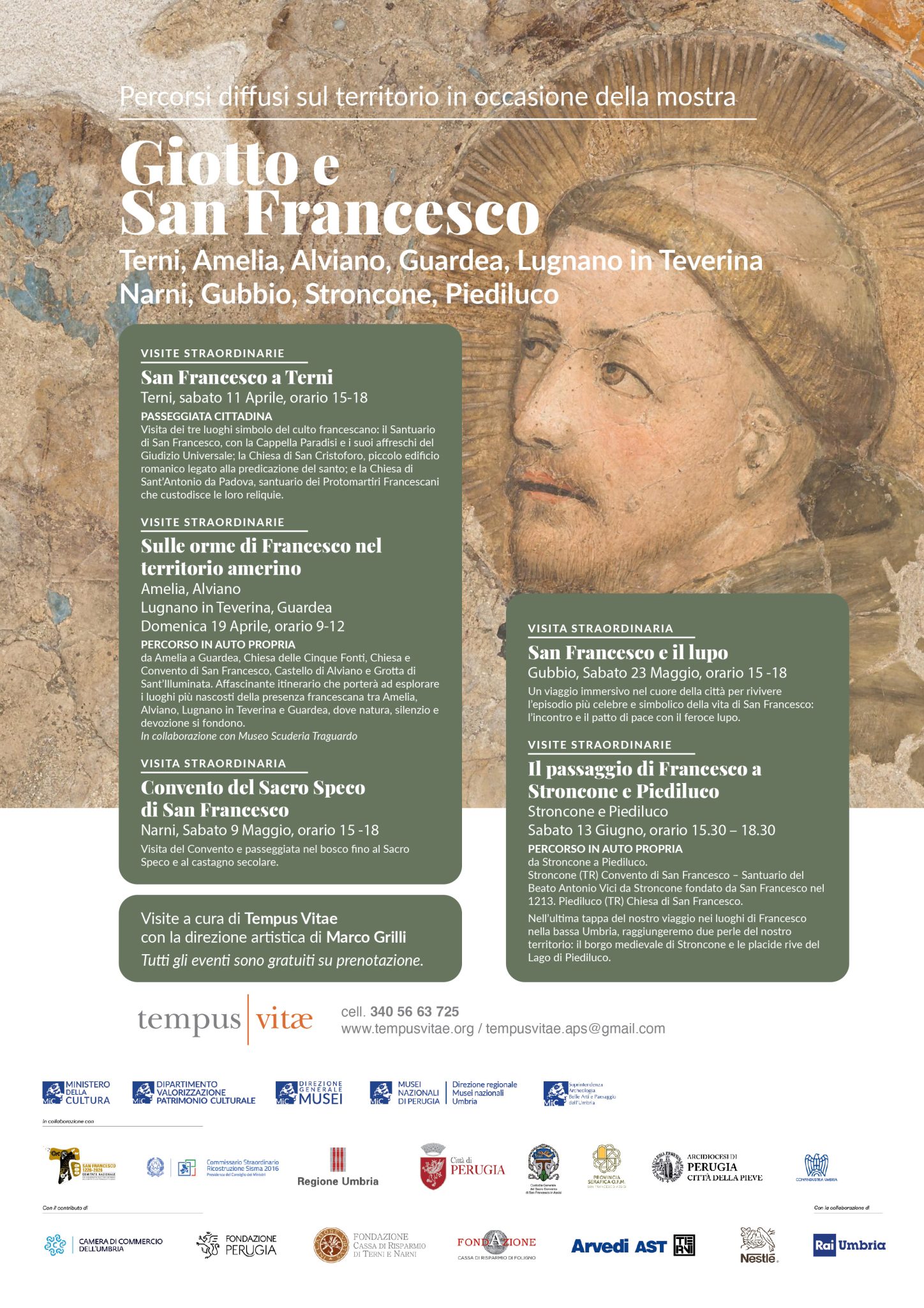 Itineraries of San Francesco tra arte, natura e spiritualità 2026