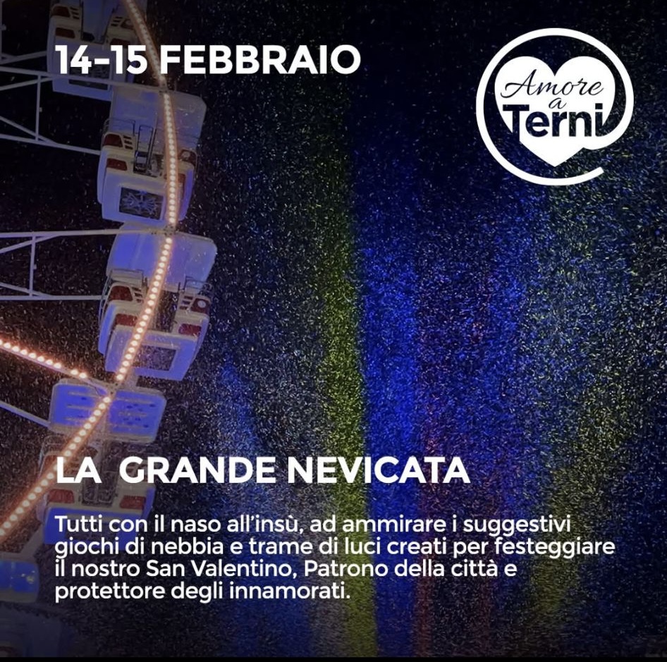 poster grande nevicata di terni