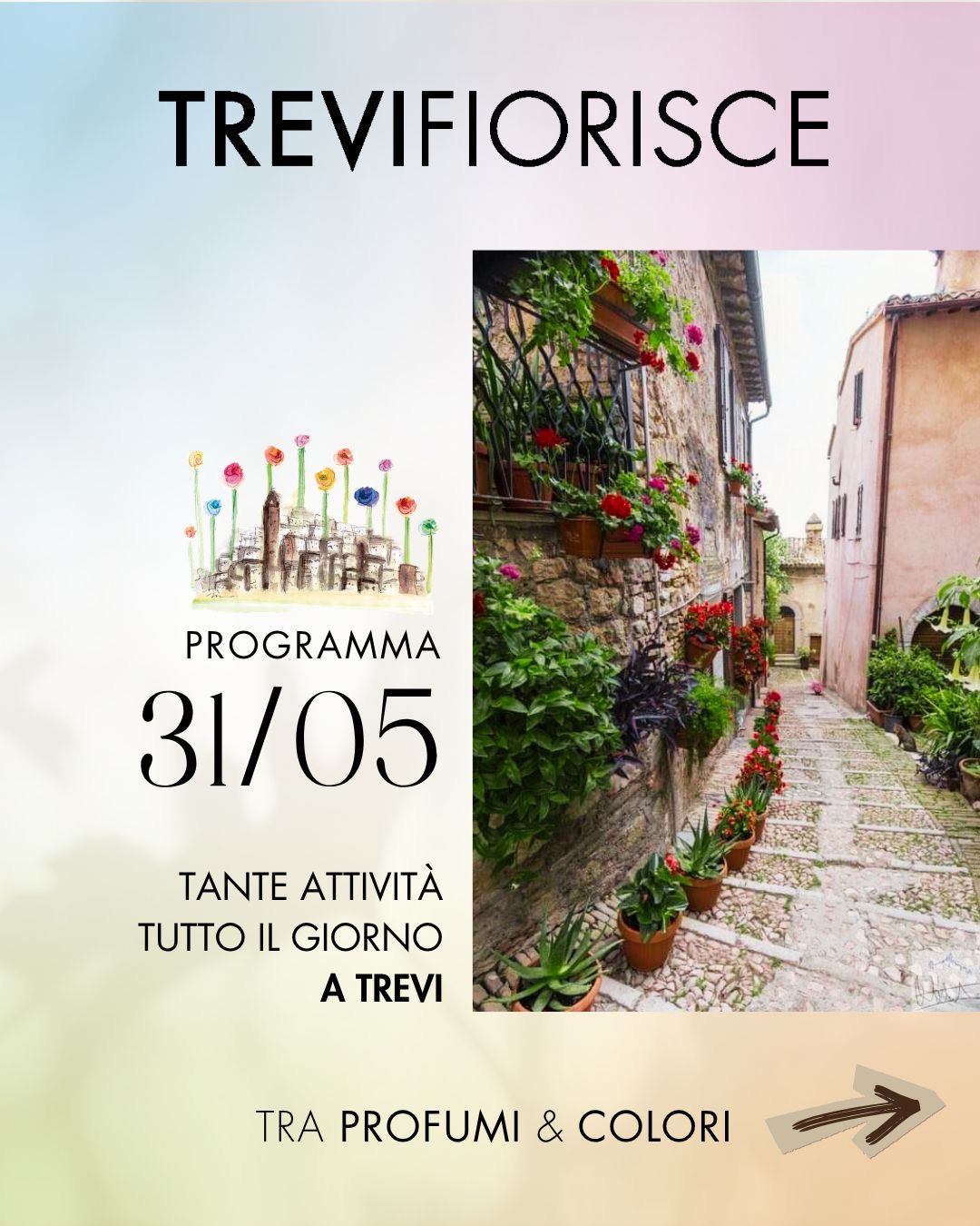 Programme of Trevi Fiorisce in Trevi