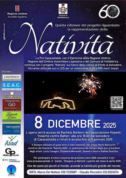 carte de jeu Natività a Casacastalda 2025 - Valfabbrica