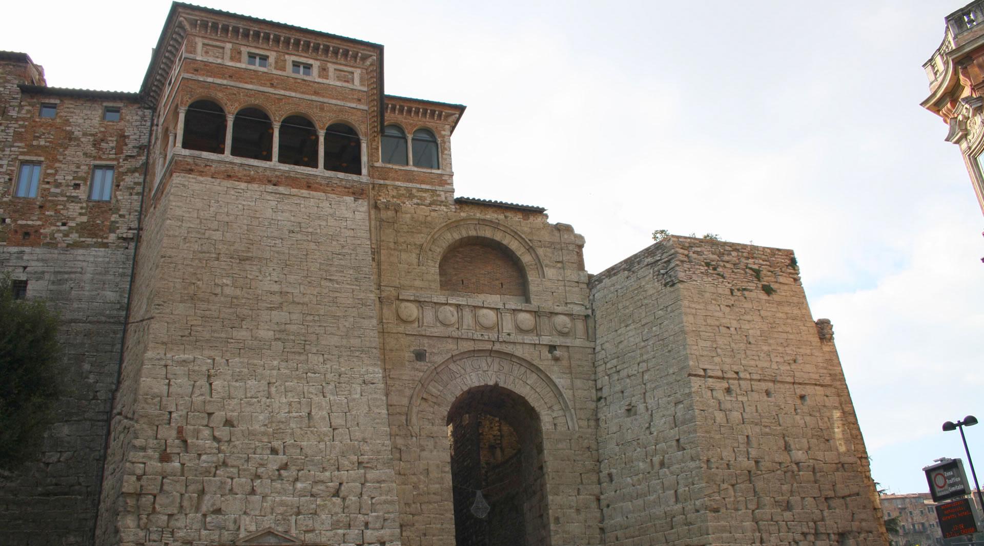 Etruscan arch of Perugia