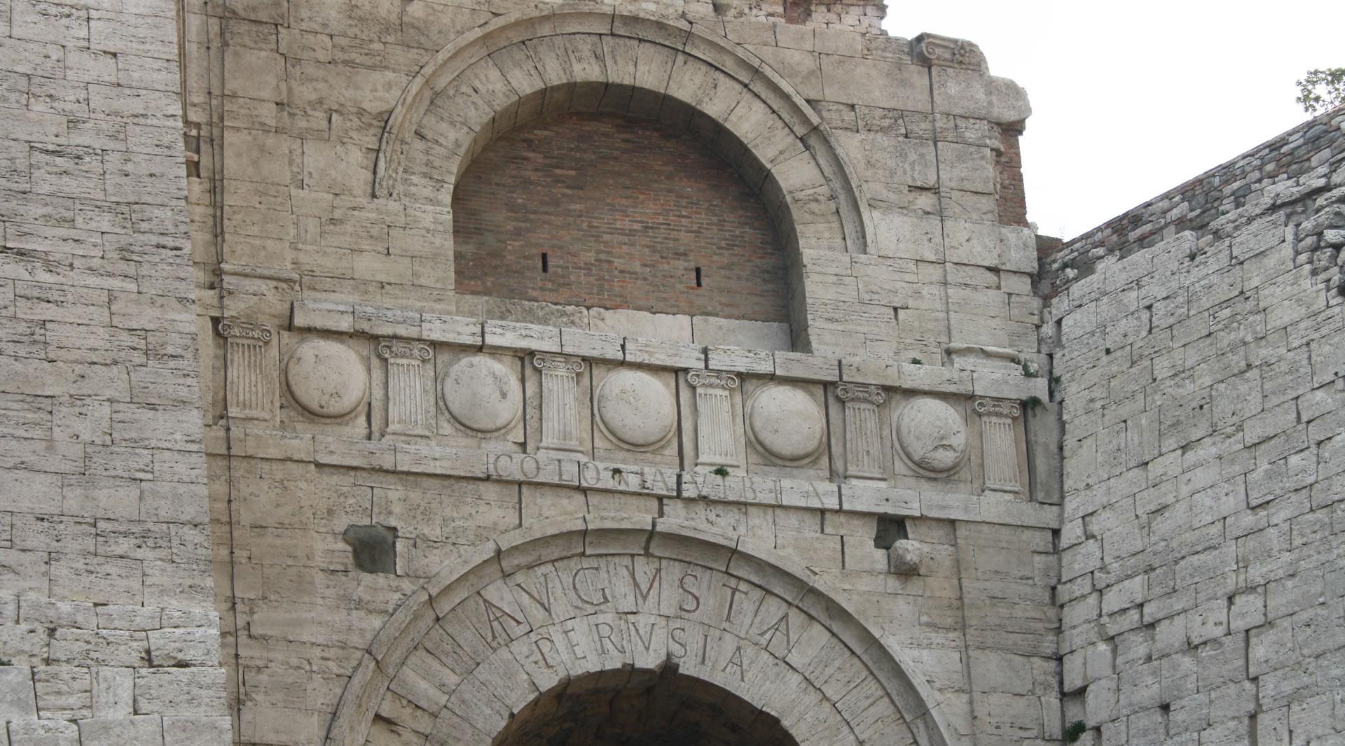 Etruscan arch of Perugia