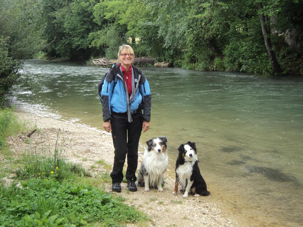 Francis' route with your dog