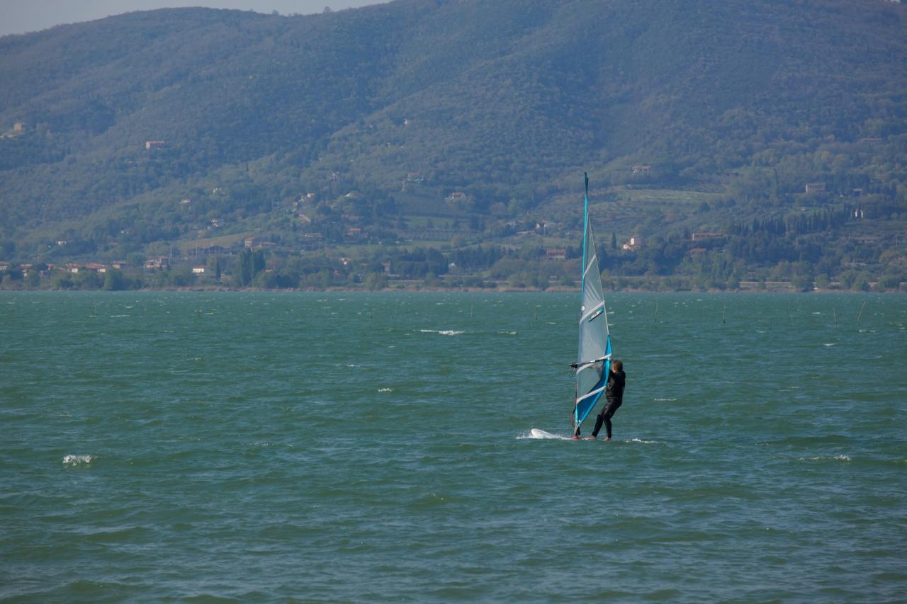 Water sports at the Trasimeno Lake