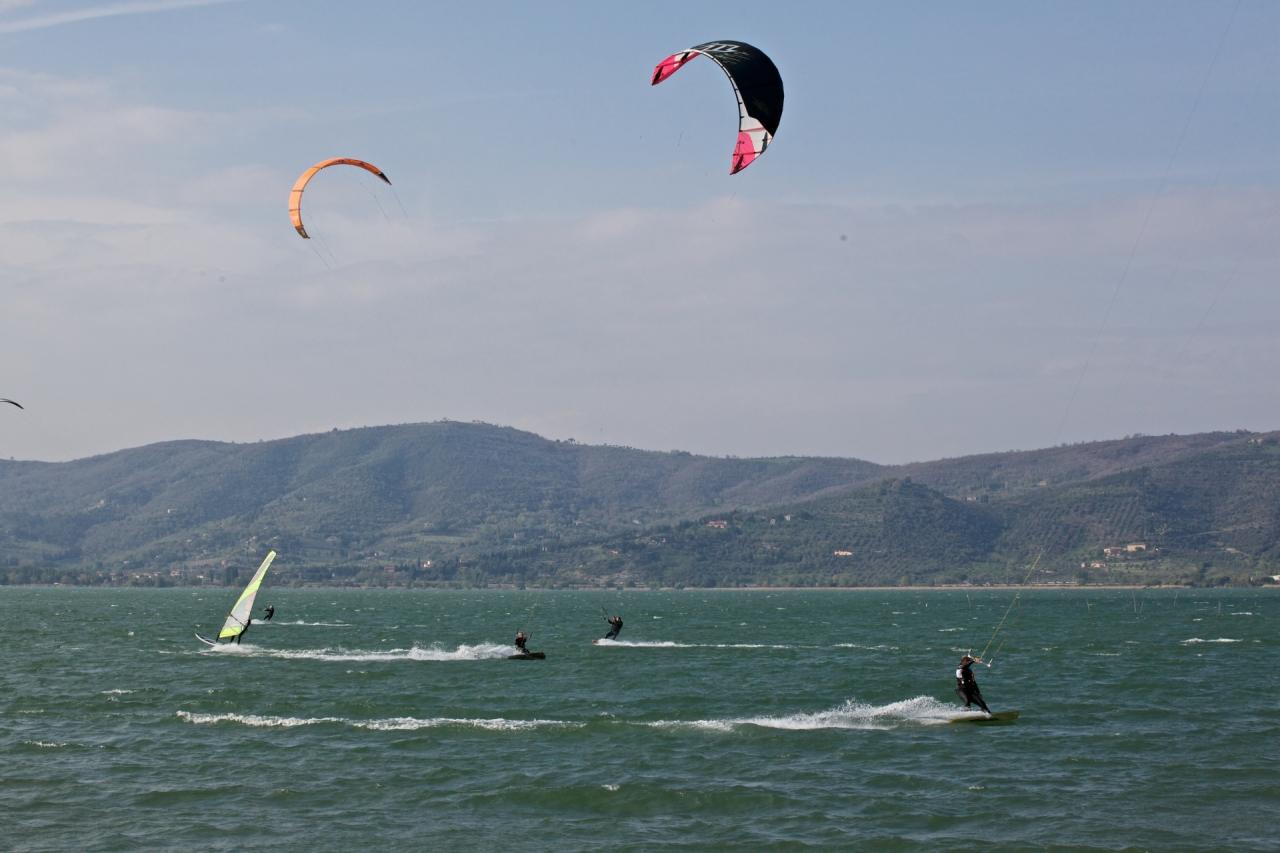 Water sports at the Trasimeno Lake