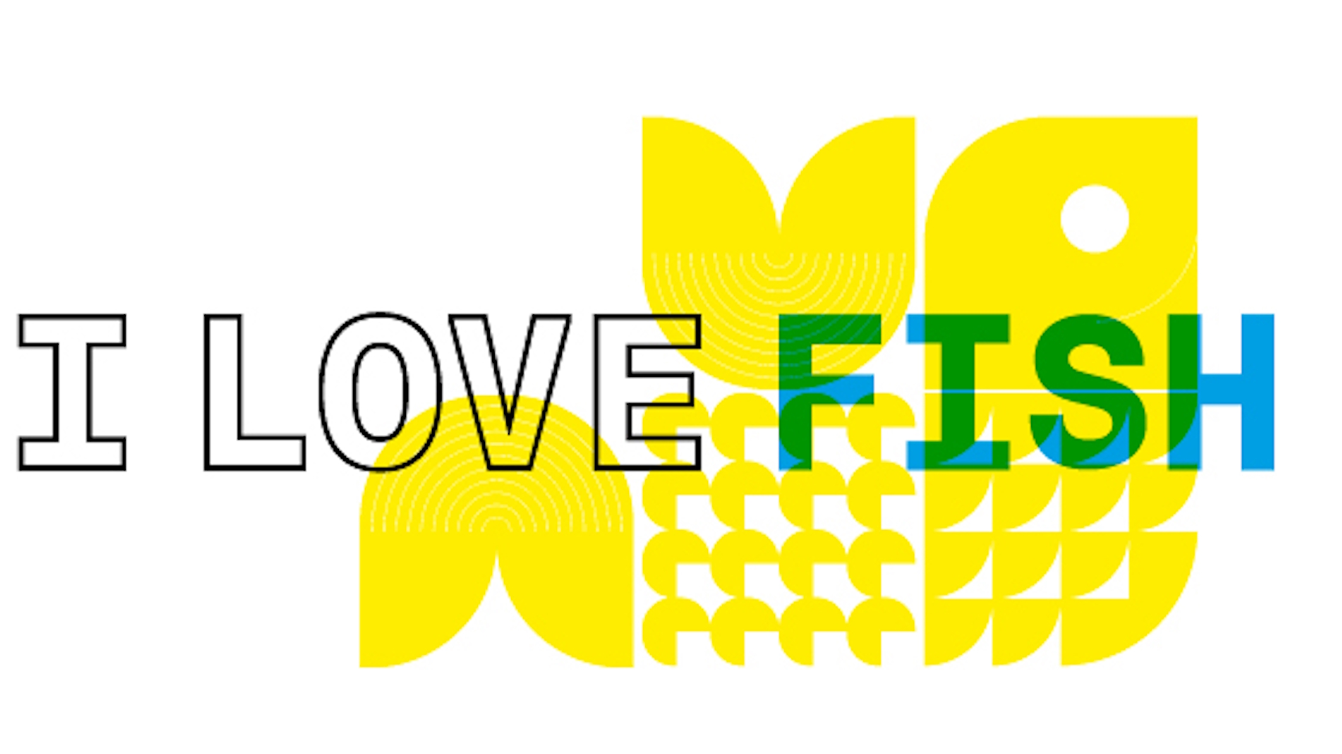 Poster i love fish 2026