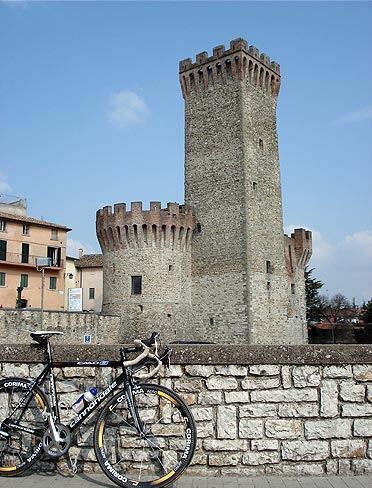 Fermes et domaines le long de la vallée du Tibr