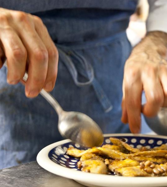 Titolo: Salade de haricots de Trasimène et perche