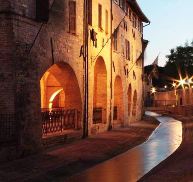 The Rione Spada of Foligno and the Porticato delle Conce