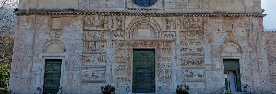 Kirche von San Pietro Extra Moenia in Spoleto