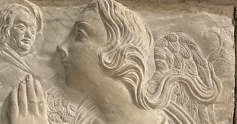Bas-relief detail by Agostino Di Duccio; Amelia Cathedral