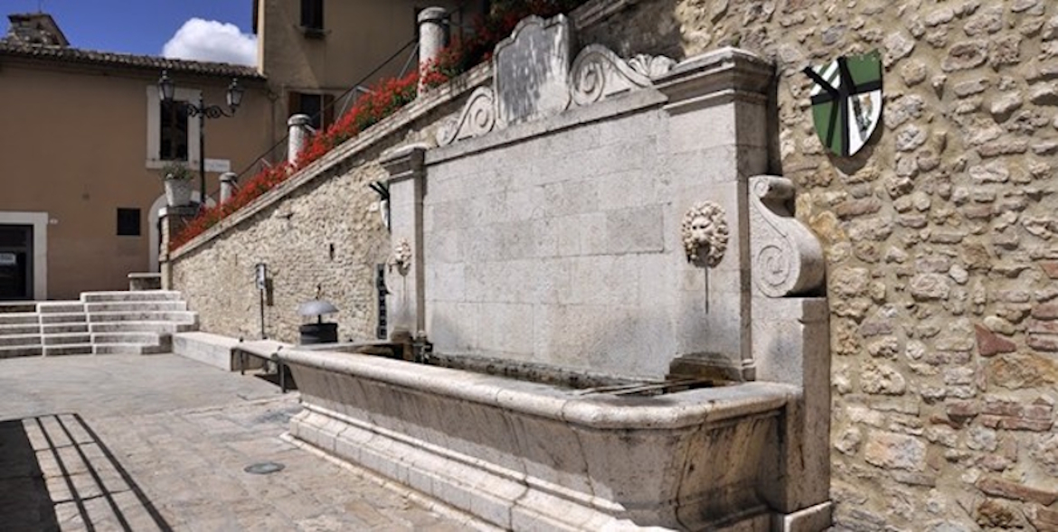 Mineral water spring in Sangemini, located in the historic centre of the town.
