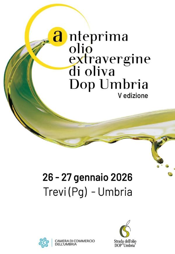 Affiche de l'Anteprima Olio Evo Dop Umbria à Trevi