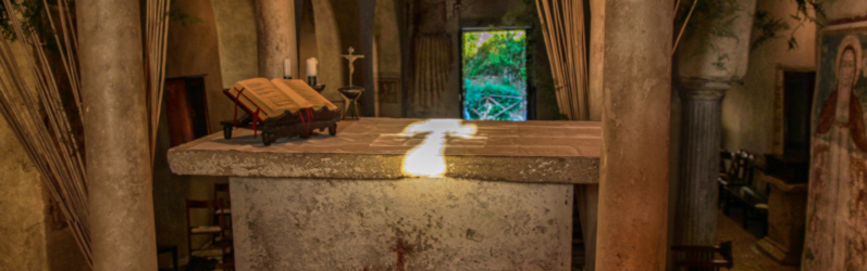 Stage 5 from San Gemini to Cesi on the Way of the Proto-martyrs. Carsulae archaeological site Umbria Italy