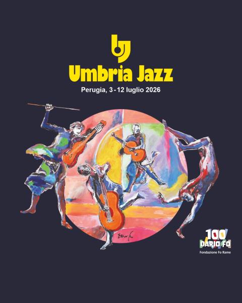 plakat von umbria jazz 2026 in Perugia