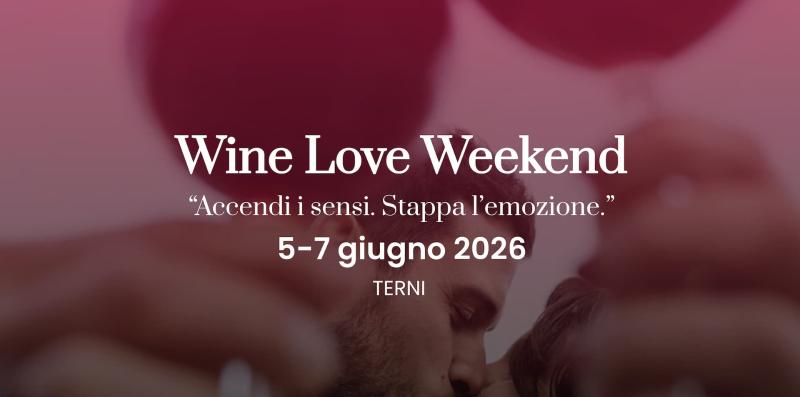 Locandina del Wine Love Weekend 2026 a Terni