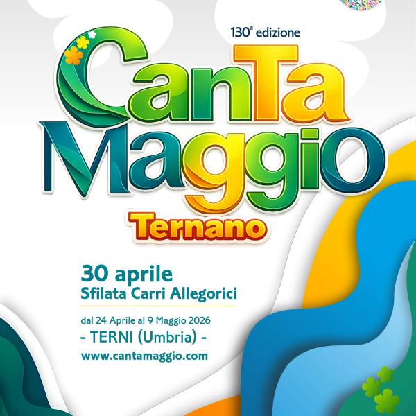 Locandina del Cantamaggio Ternano 2026 a Terni